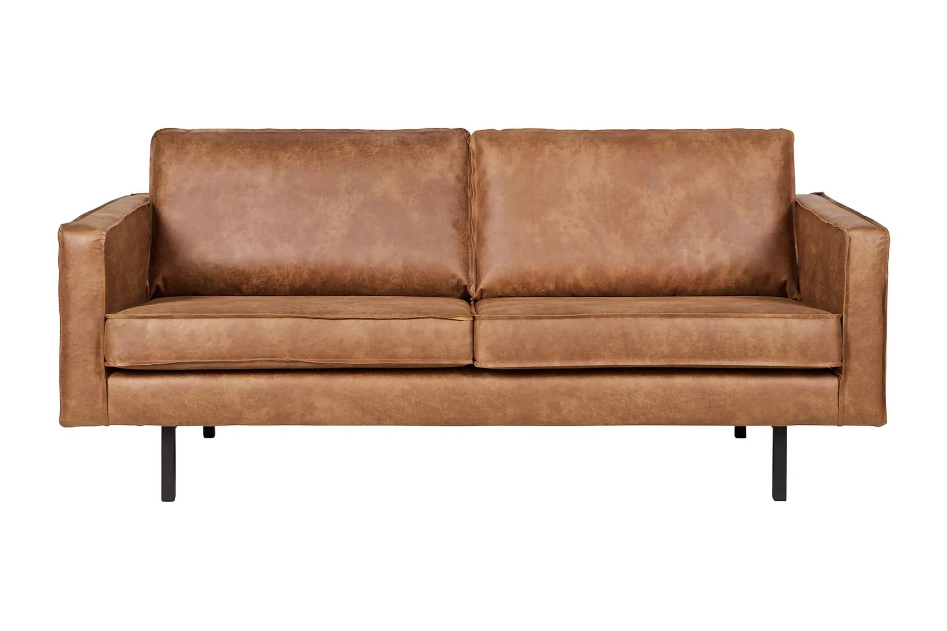 WOOOD 2 Seter Sofa-Lissbon 2,5-seters Sofa Konjakk