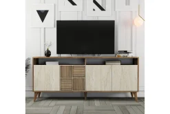 Gangbord|Avlastningsbord-Lissione Konsollbord 180 cm Valnöt,Beige