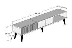 Lissione Tv-benk 180 cm