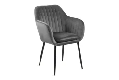 Karmstoler|Spisestoler & Kjøkkenstoler-Lividus Spisestol Grey