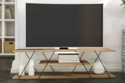 Tv-Benk & Mediabenk-Ljusfors TV-benk 120 cm Valnöt