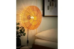 Nattbordslampe-Loannis Vegghengt Leselampe E27 Natural