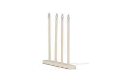 Venture Home Nattbordslampe|Bordlampe-Lofsdalen Adventsstake 35 cm Beige