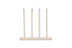 Venture Home Nattbordslampe|Bordlampe-Lofsdalen Adventsstake 35 cm Beige