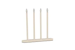 Venture Home Nattbordslampe|Bordlampe-Lofsdalen Adventsstake 35 cm Beige
