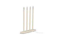 Venture Home Nattbordslampe|Bordlampe-Lofsdalen Adventsstake 35 cm Beige