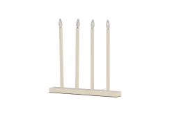 Venture Home Nattbordslampe|Bordlampe-Lofsdalen Adventsstake 35 cm Beige