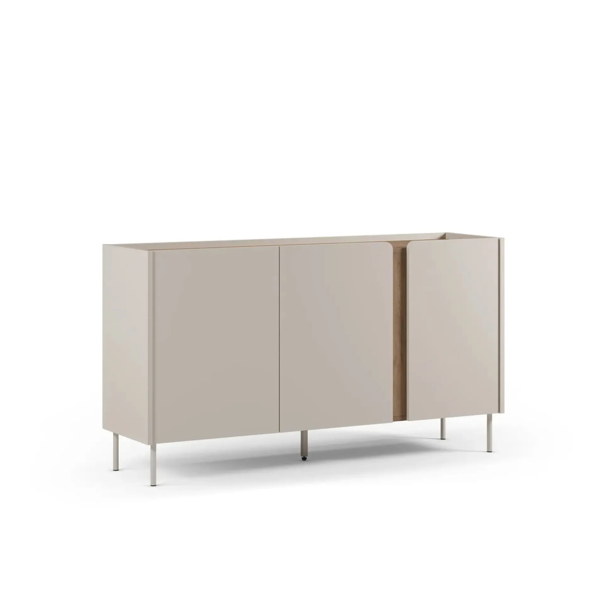 Sideboard & Skjenker-Lomar Konsoll 150x82,9x40,5 cm Sandstein Naturlig eik