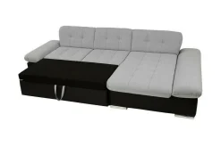 Lomux 3-sits Hörnbäddsoffa Ljusgrå