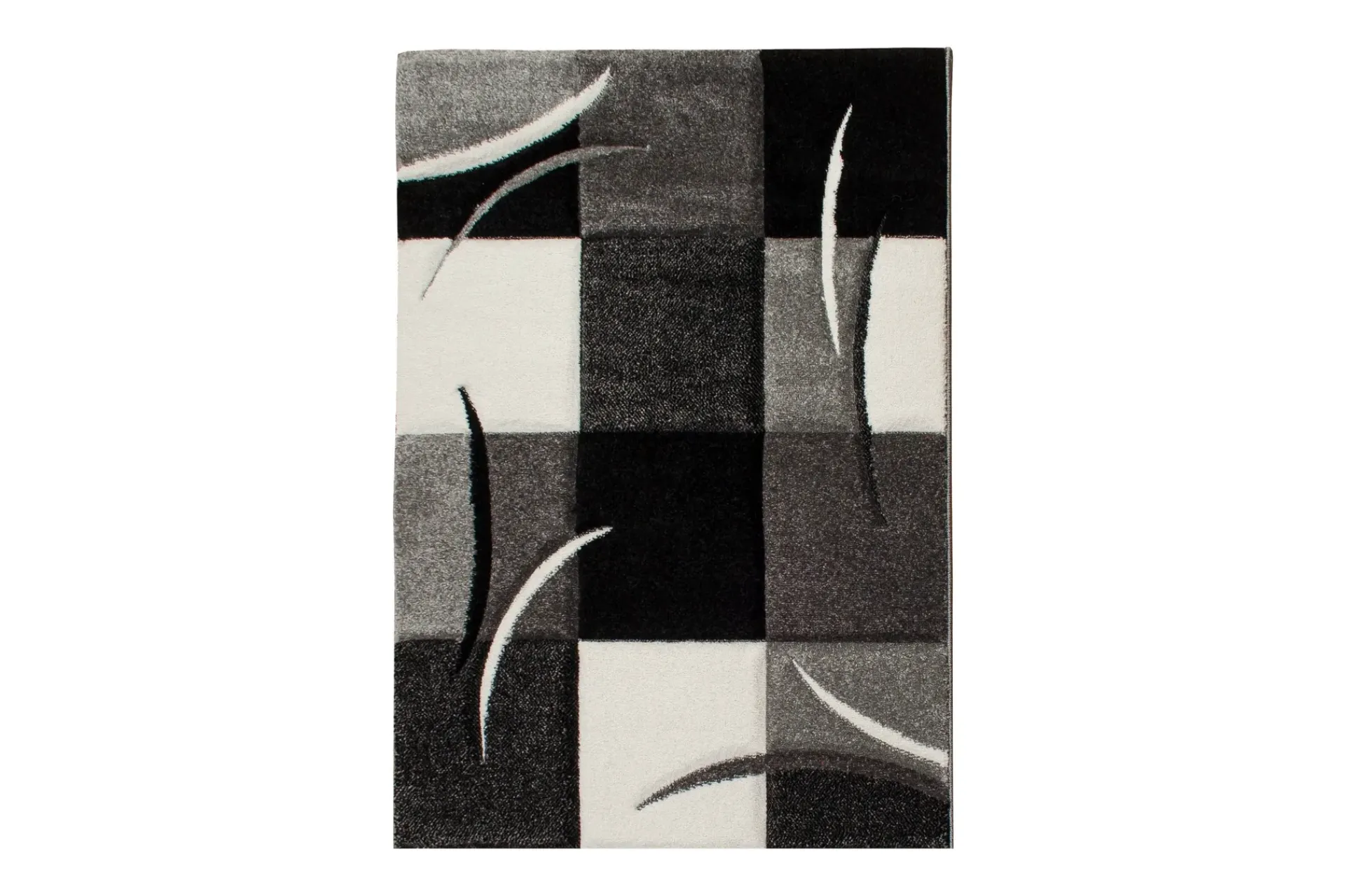 KM Home Moderne Tepper-London Patch Friezematte 200x290 Svart
