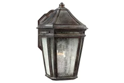 Entré|Fasadebelysning-Londontowne Feiss Utendørs Vegglampe Brun