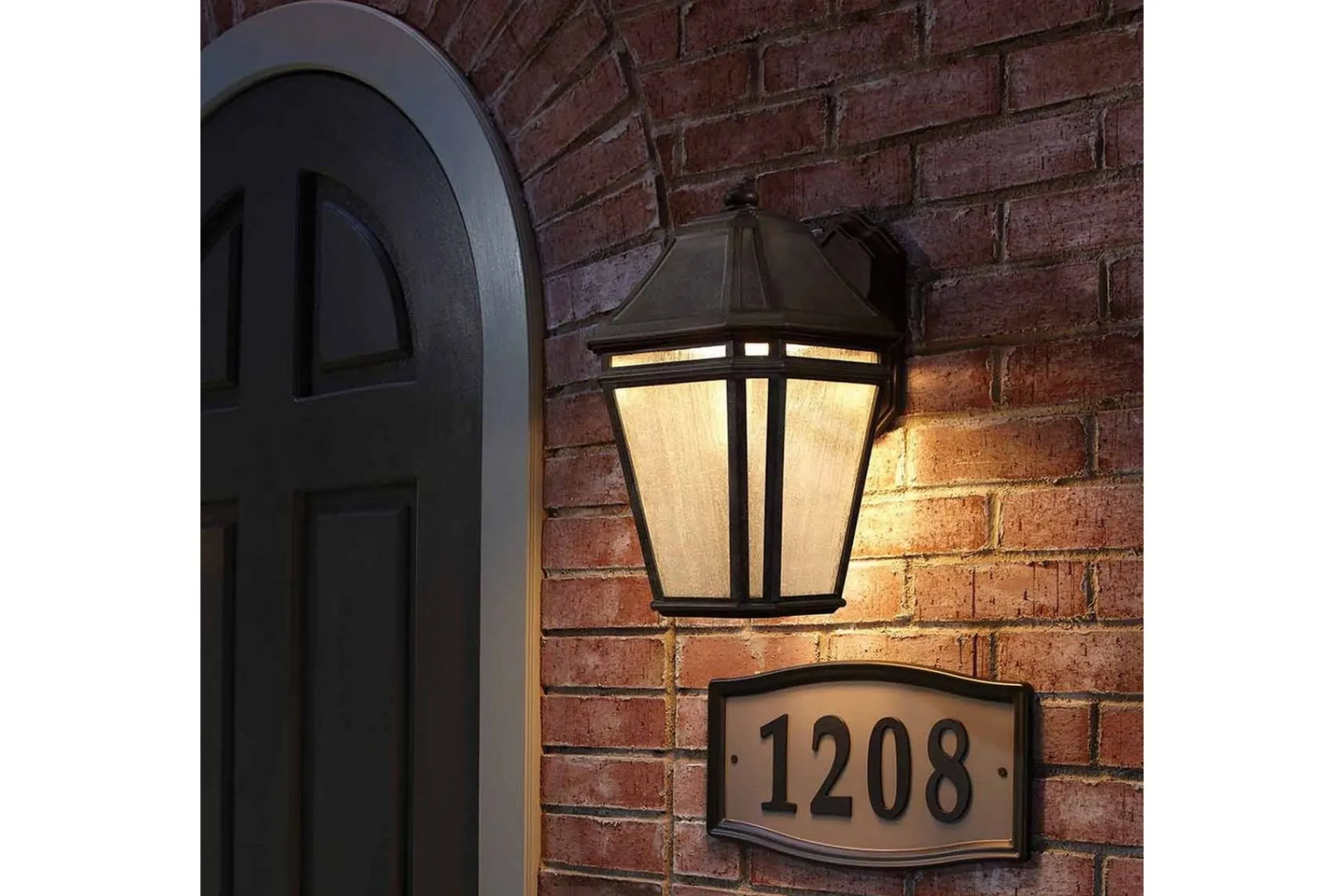 Entré|Fasadebelysning-Londontowne Feiss Utendørs Vegglampe Brun