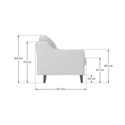 2 Seter Sofa-Lorvas 2-seters sofa Brun,Sand