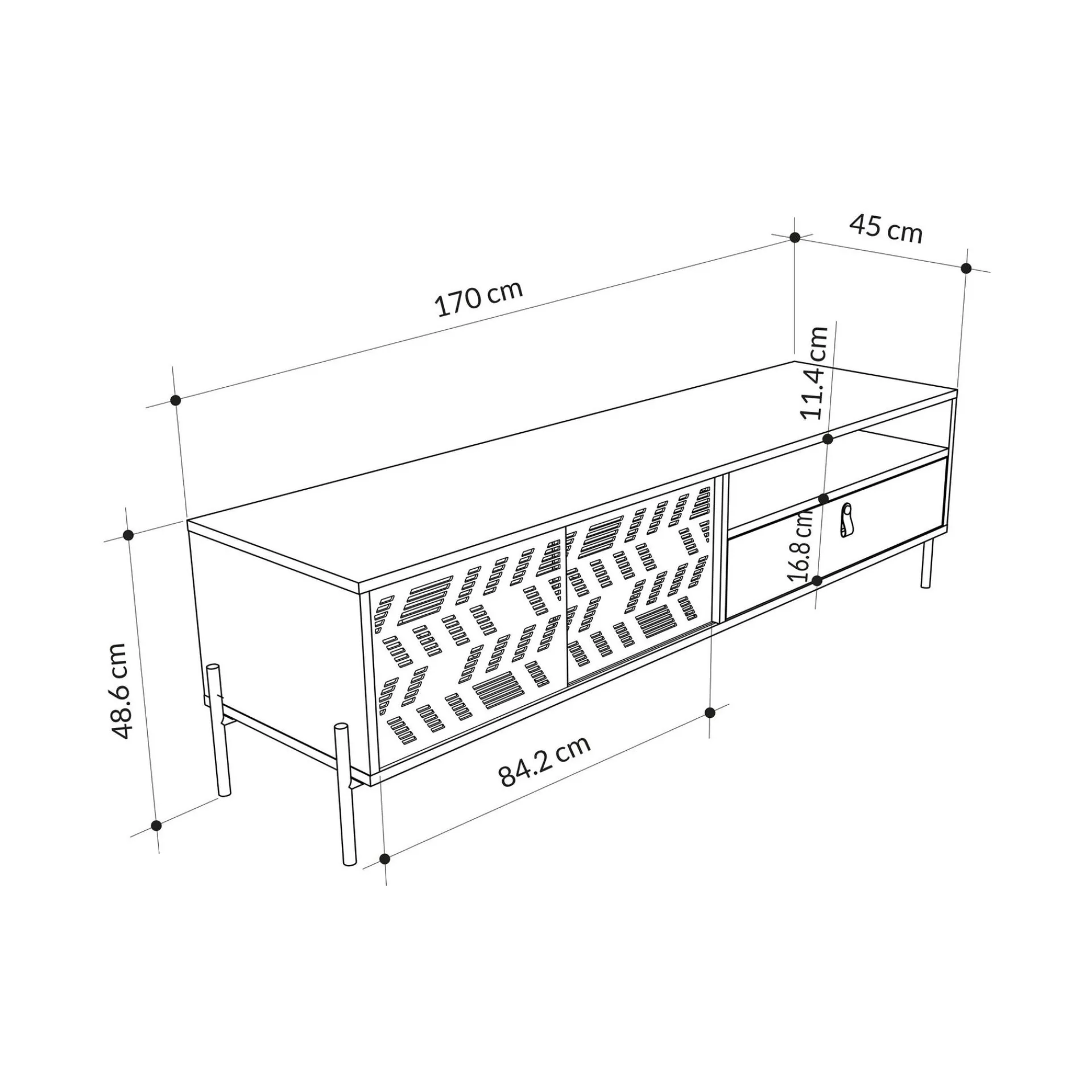 Losina TV-benk 170 cm
