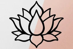 Lotus Flower 1 Veggdekor