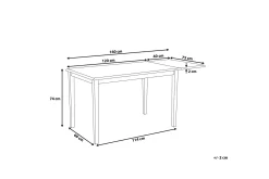 Spisebord & Kjøkkenbord-Louisiana Spisebord 160 cm Hvit