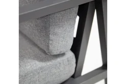 Veranda & Terrasse|Loungesett-Loungegruppe ADRIAN Grey