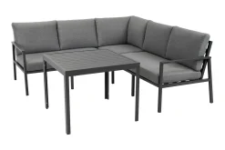 Veranda & Terrasse|Loungesett-Loungegruppe ADRIAN Grey