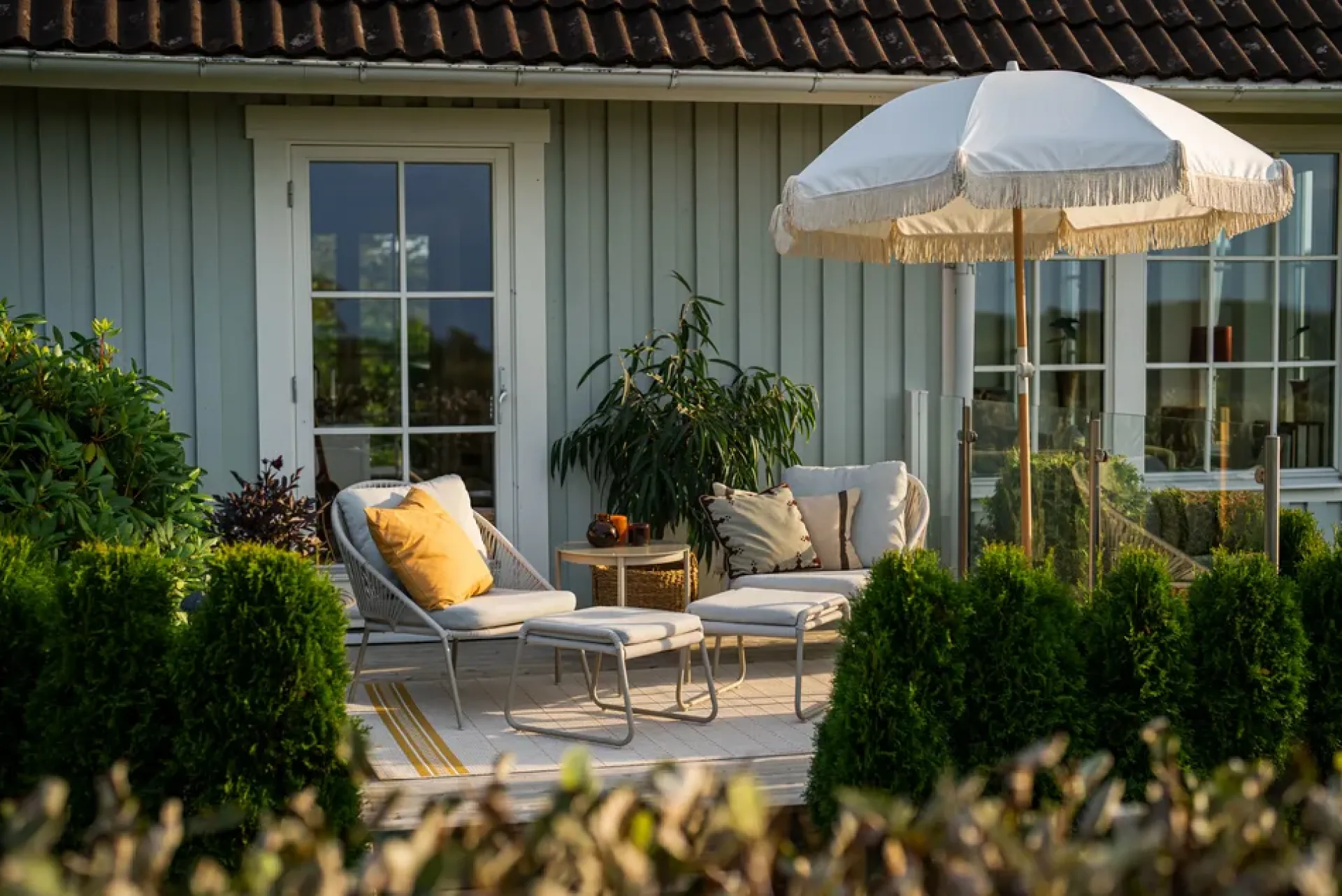 Hillerstorp Cafesett|Balkonggrupper-Loungegruppe Holmsund Beige
