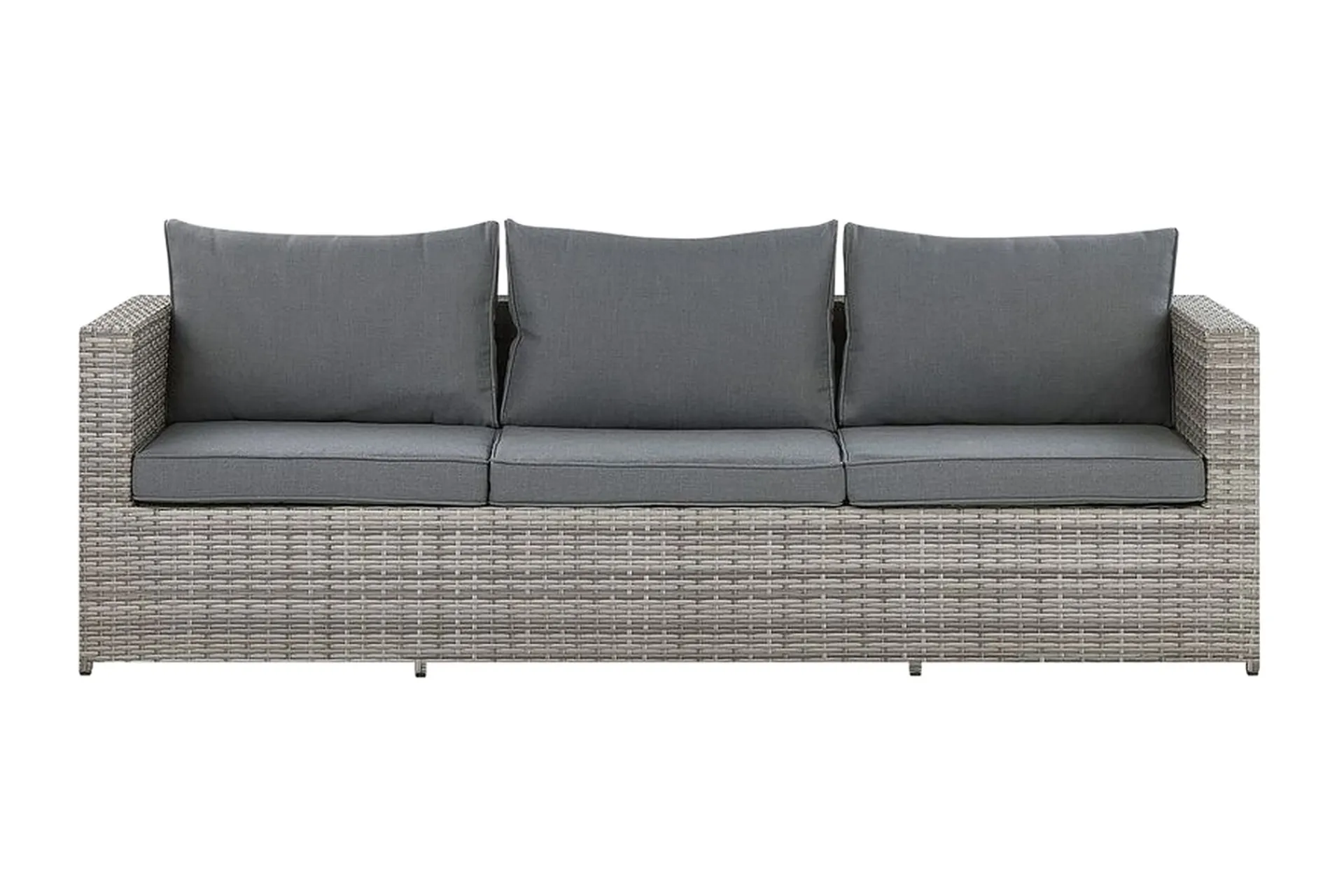 Veranda & Terrasse|Loungesett-Loungegruppe rødgrå SABBIA Grey
