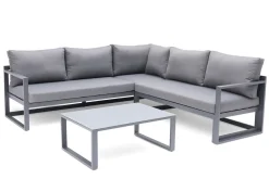 Hillerstorp Veranda & Terrasse|Loungesett-Loungegruppe utendørs Lundamo Grå
