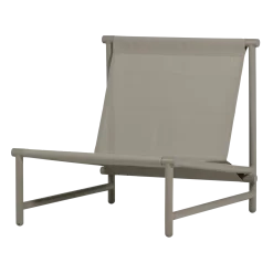 WOOOD Utelenestoler|Loungestol Ute-Loungestol Elvo 82 cm utendørs sand/hvit