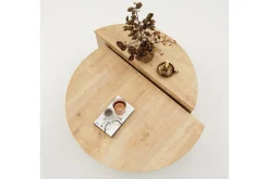 Avlastningsbord|Sofabord-Louvrall Sofabord 90 cm Eik