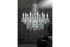 Trio Lighting Barnelampe|Taklampe-Lüster Lysekrone 10xE14 klar Krom