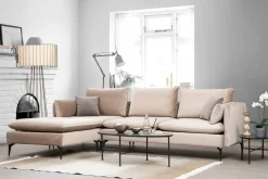 Sofa Med Sjeselong-Luces Divansofa Beige