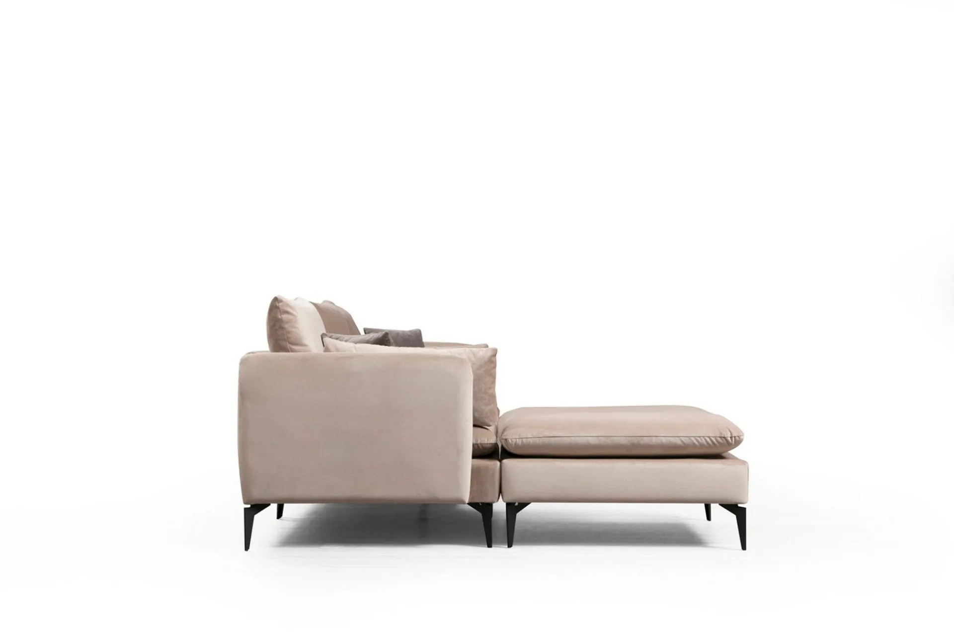 Sofa Med Sjeselong-Luces Divansofa Beige