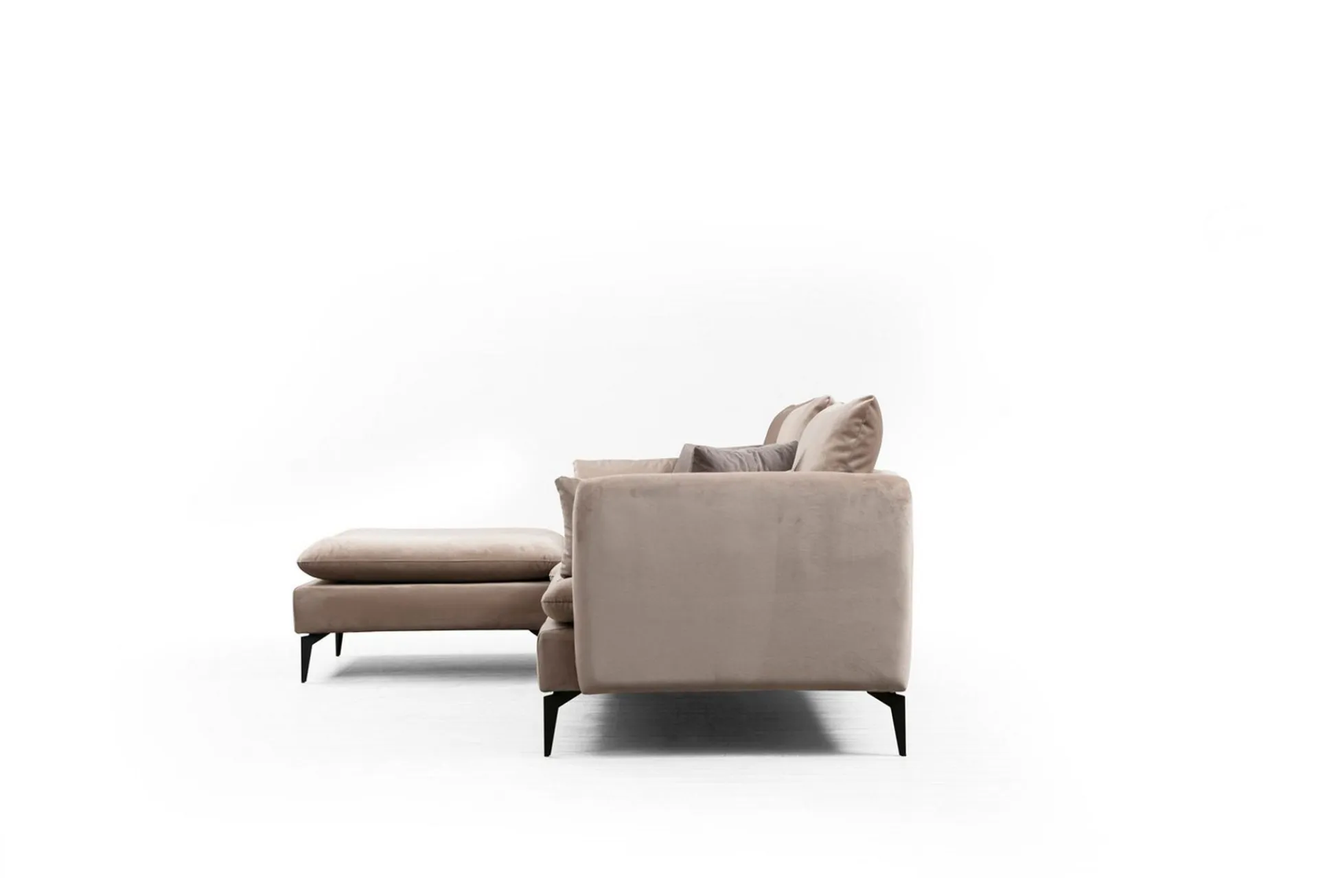 Sofa Med Sjeselong-Luces Divansofa Beige