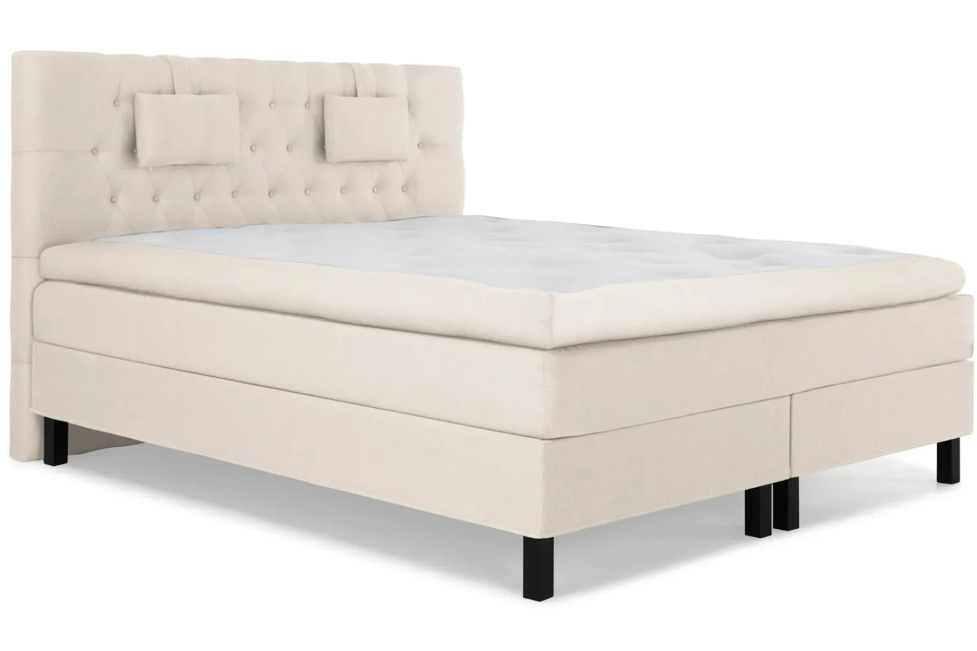 Bedly Lucky Komplett Sengepakke 160x200 Memory Diamant Sengegavl