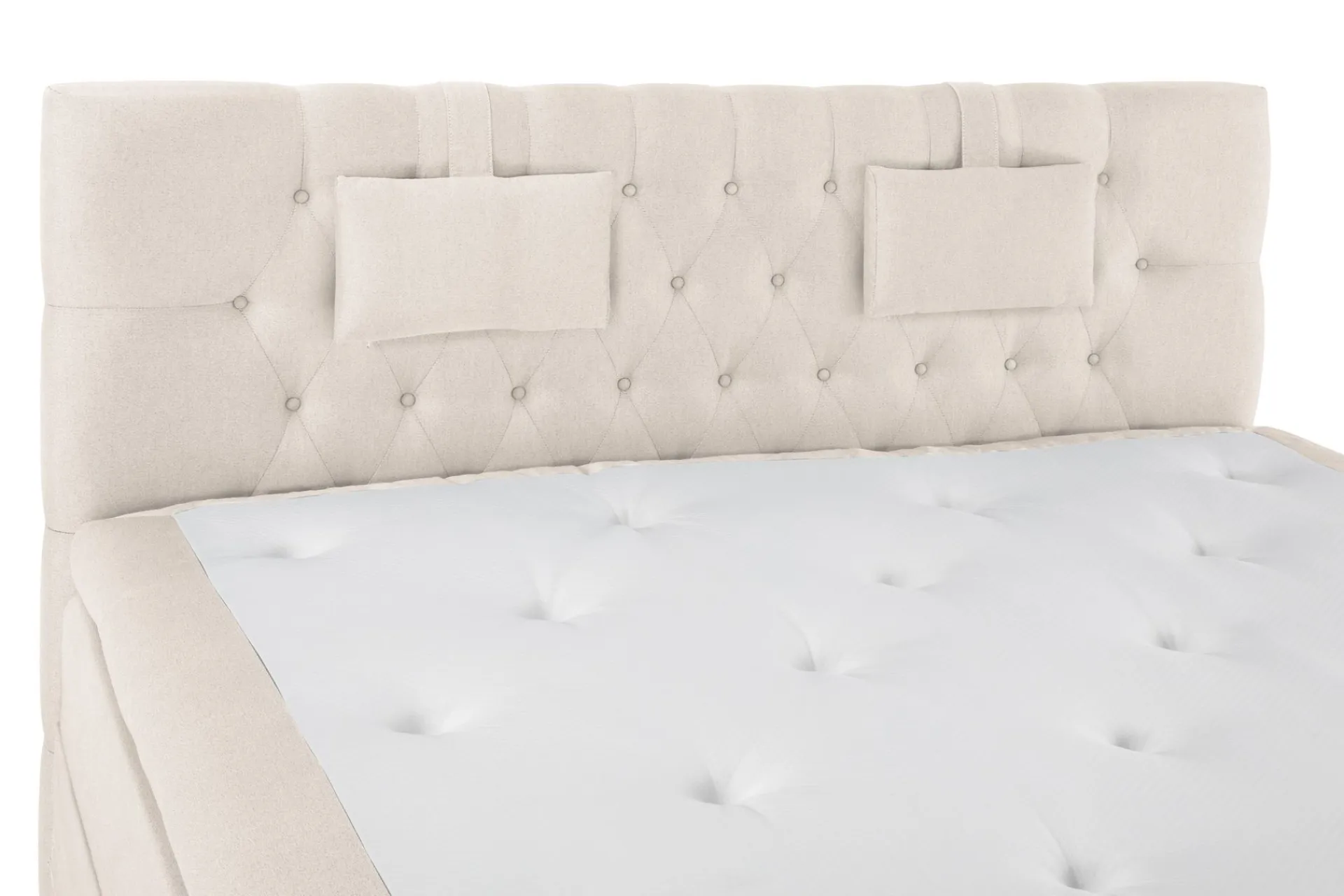 Bedly Lucky Komplett Sengepakke 160x200 Memory Diamant Sengegavl
