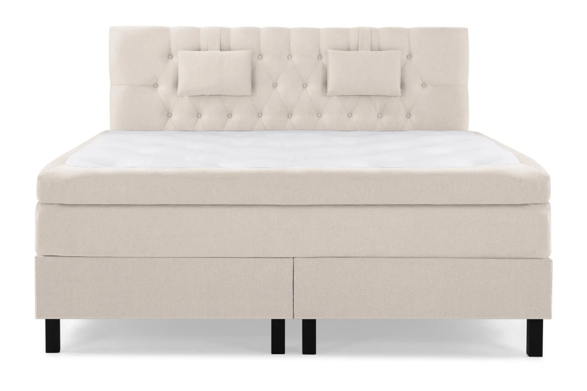 Bedly Lucky Komplett Sengepakke 160x200 Memory Diamant Sengegavl