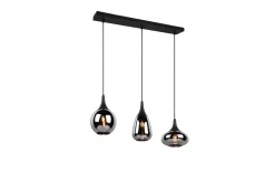 Trio Lighting Kjøkkenlampe|Barnelampe-Lumina Pendellampe 3-os E14 Mattsvart
