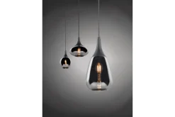 Trio Lighting Kjøkkenlampe|Barnelampe-Lumina Pendellampe 3-os E14 Mattsvart