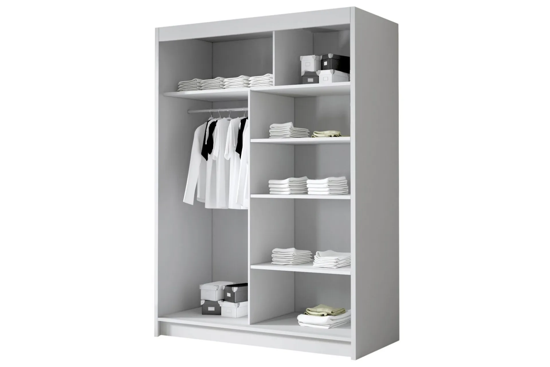 Garderober & Garderobesystem-Lungos Garderobe med Speil 120x200 cm Beige