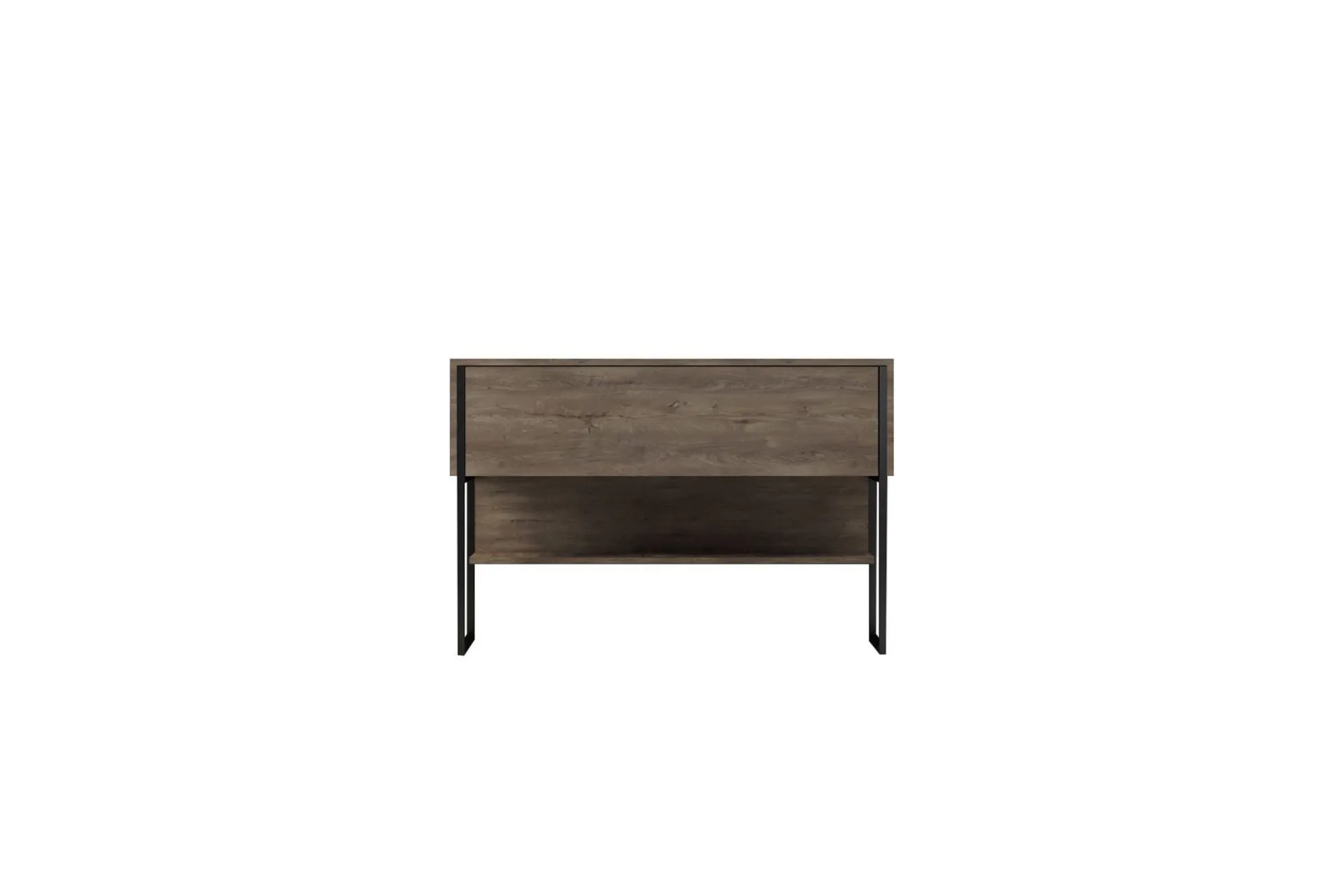 Kommode|Gangoppbevaring-Luxe Kommode 120 cm Svart,Valnöt