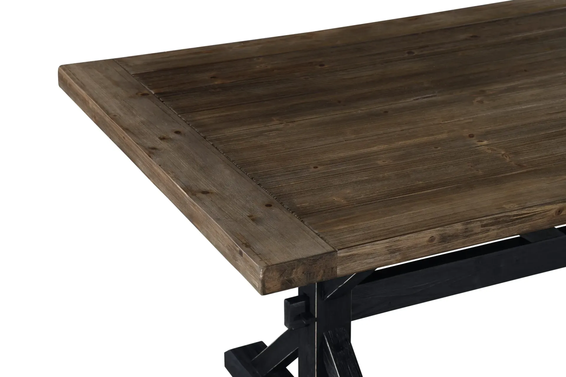 Bloomington Spisebord & Kjøkkenbord-Lyon Uttrekkbart Spisebord 6 personer – Uttrekkbart plankebord 200 cm Natur,Hvit
