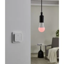 Led-Belysning|Lyspærer-Lyskilde 2xLM-ZIG-RGB/CCT E27 A60 9W Bryter Hvit