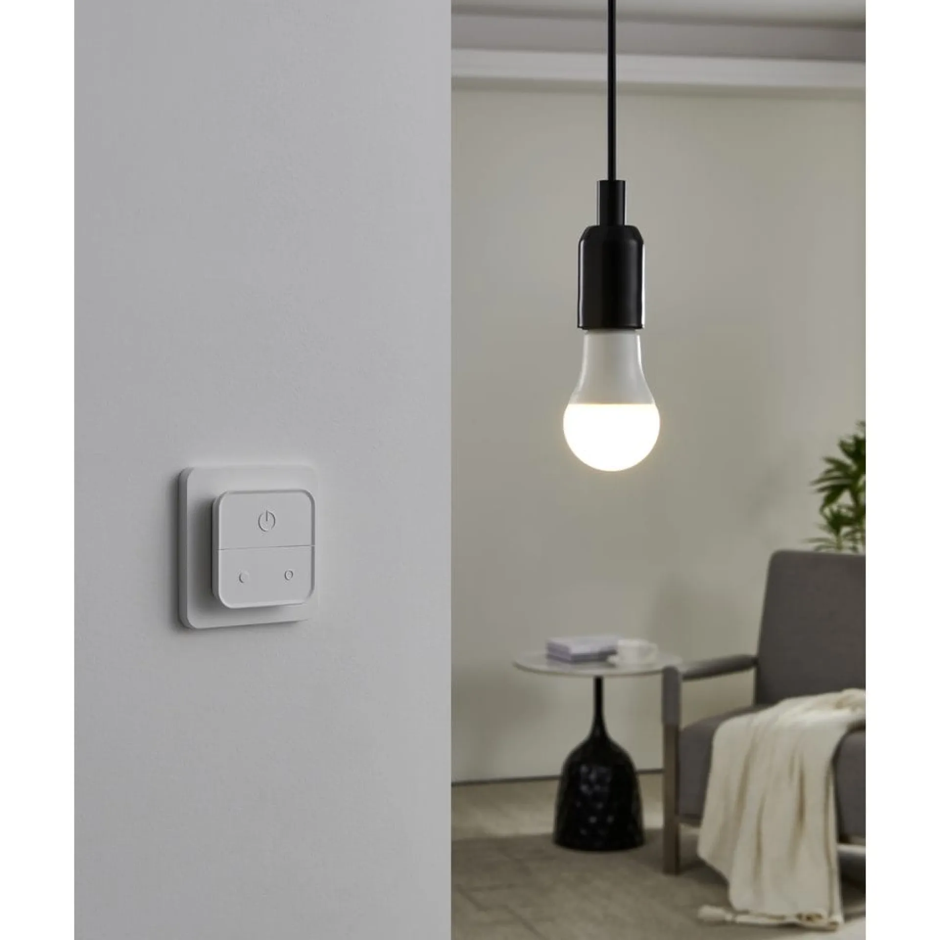 Led-Belysning|Lyspærer-Lyskilde 2xLM-ZIG-RGB/CCT E27 A60 9W Bryter Hvit