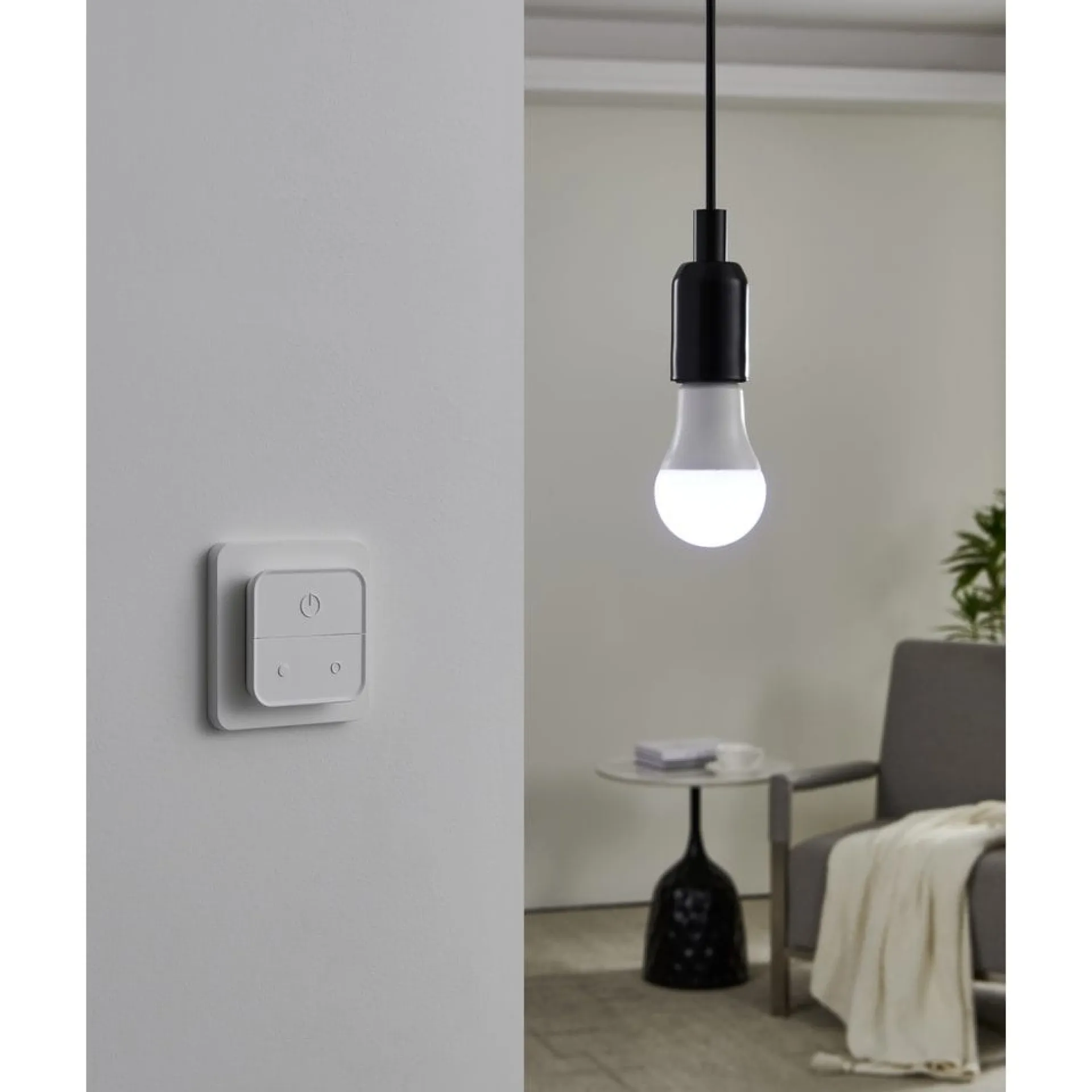Led-Belysning|Lyspærer-Lyskilde 2xLM-ZIG-RGB/CCT E27 A60 9W Bryter Hvit