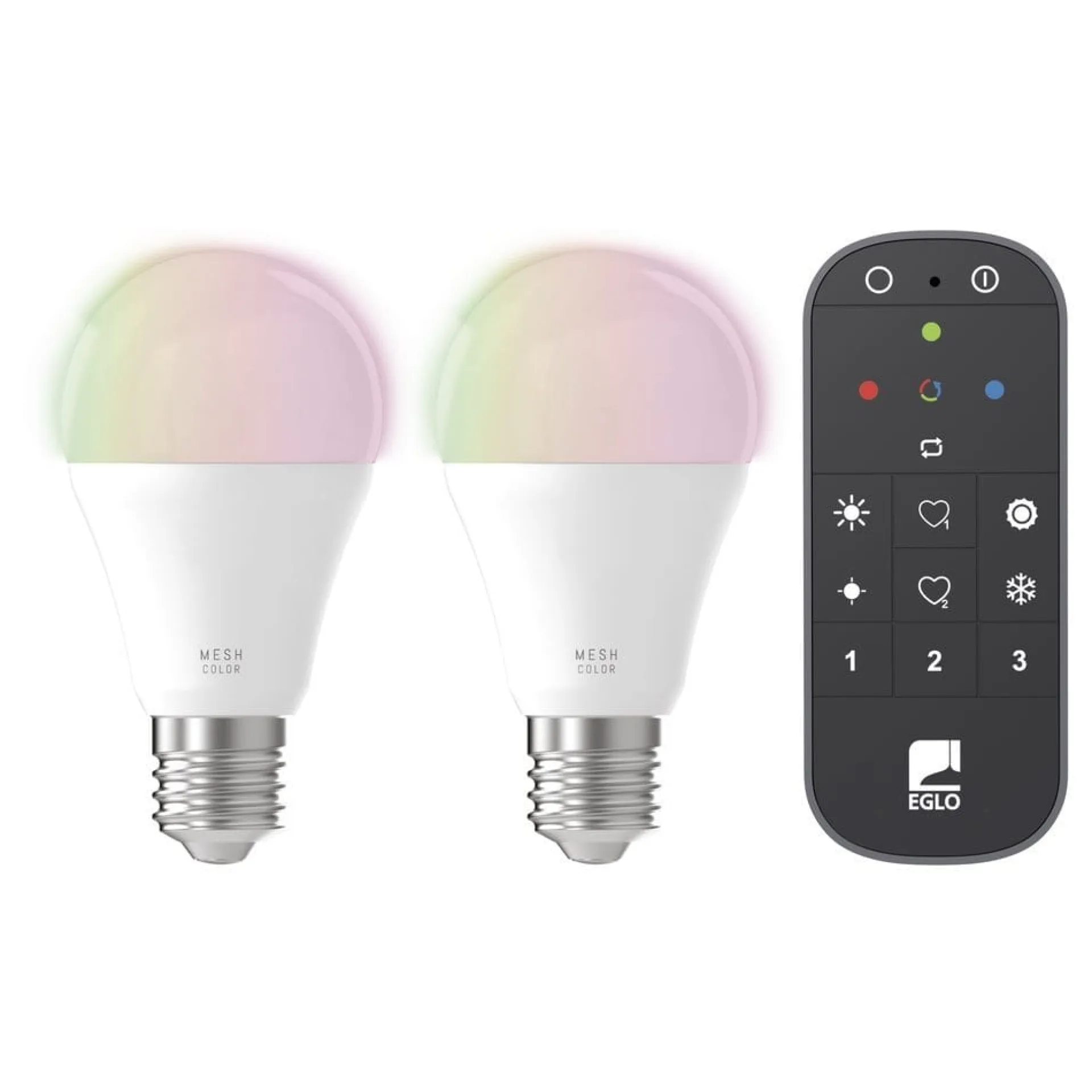 Lyskilde 2xLM-ZIG-RGB/CCT E27 A60 9W