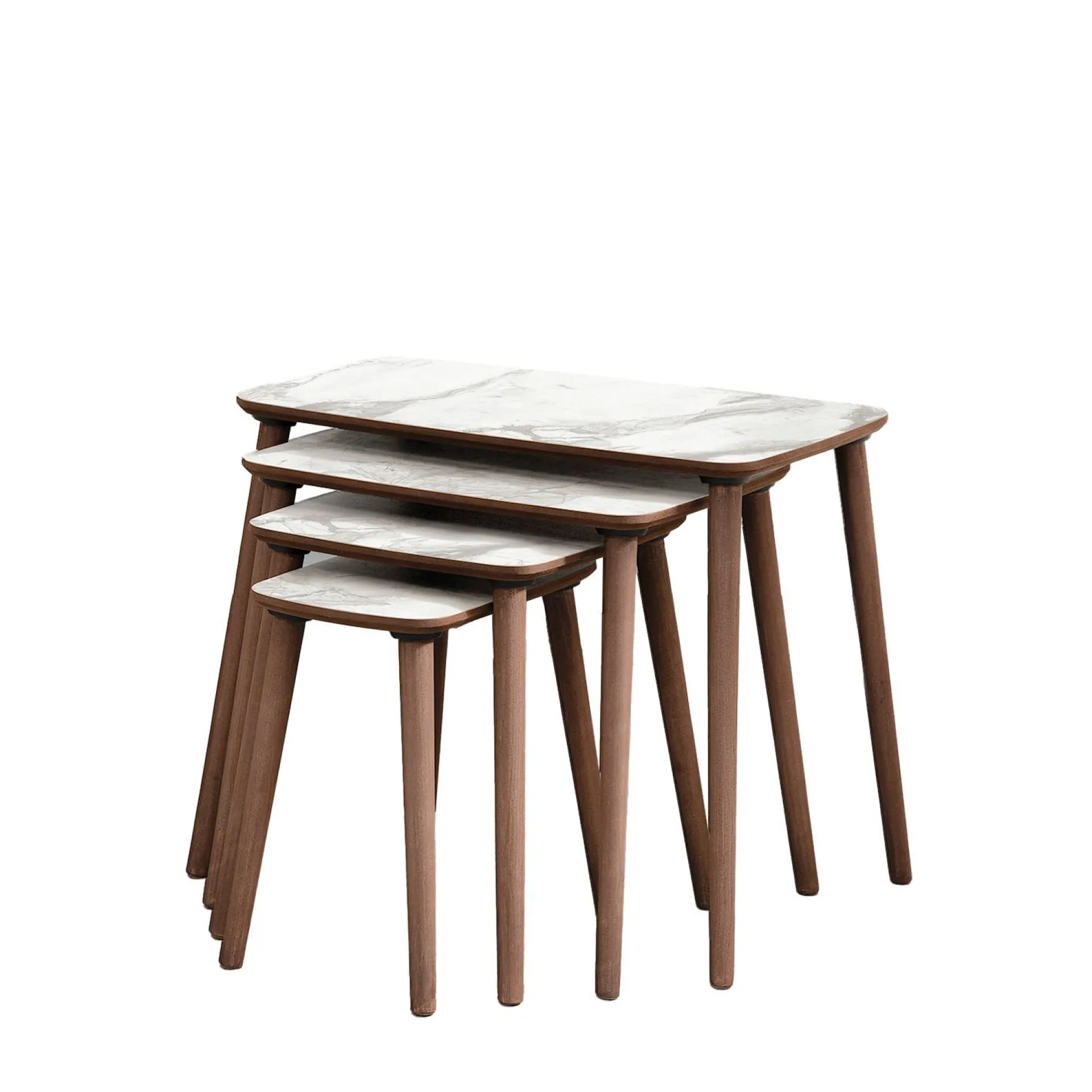 Sofabord-Lyvenn settbord 70 cm Hvit