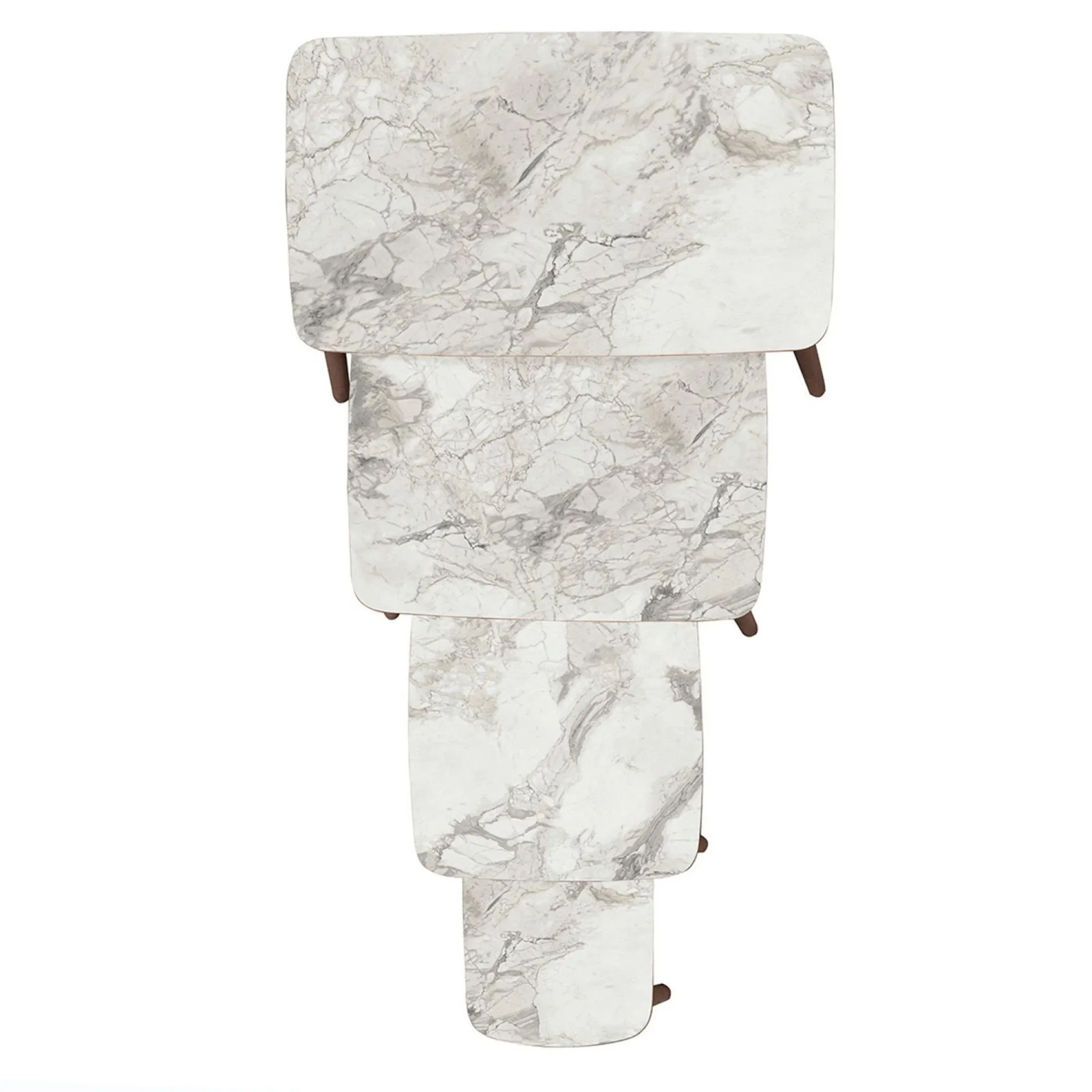 Sofabord-Lyvenn settbord 70 cm Hvit