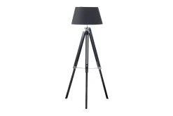Stuelampe|Soveromslampe-Madeira Gulvlampe 143 cm Svart