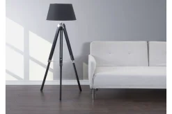 Stuelampe|Soveromslampe-Madeira Gulvlampe 143 cm Svart