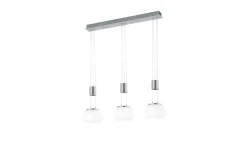 Trio Lighting Madison LED-Pendellampe 3-os Børstet Stål