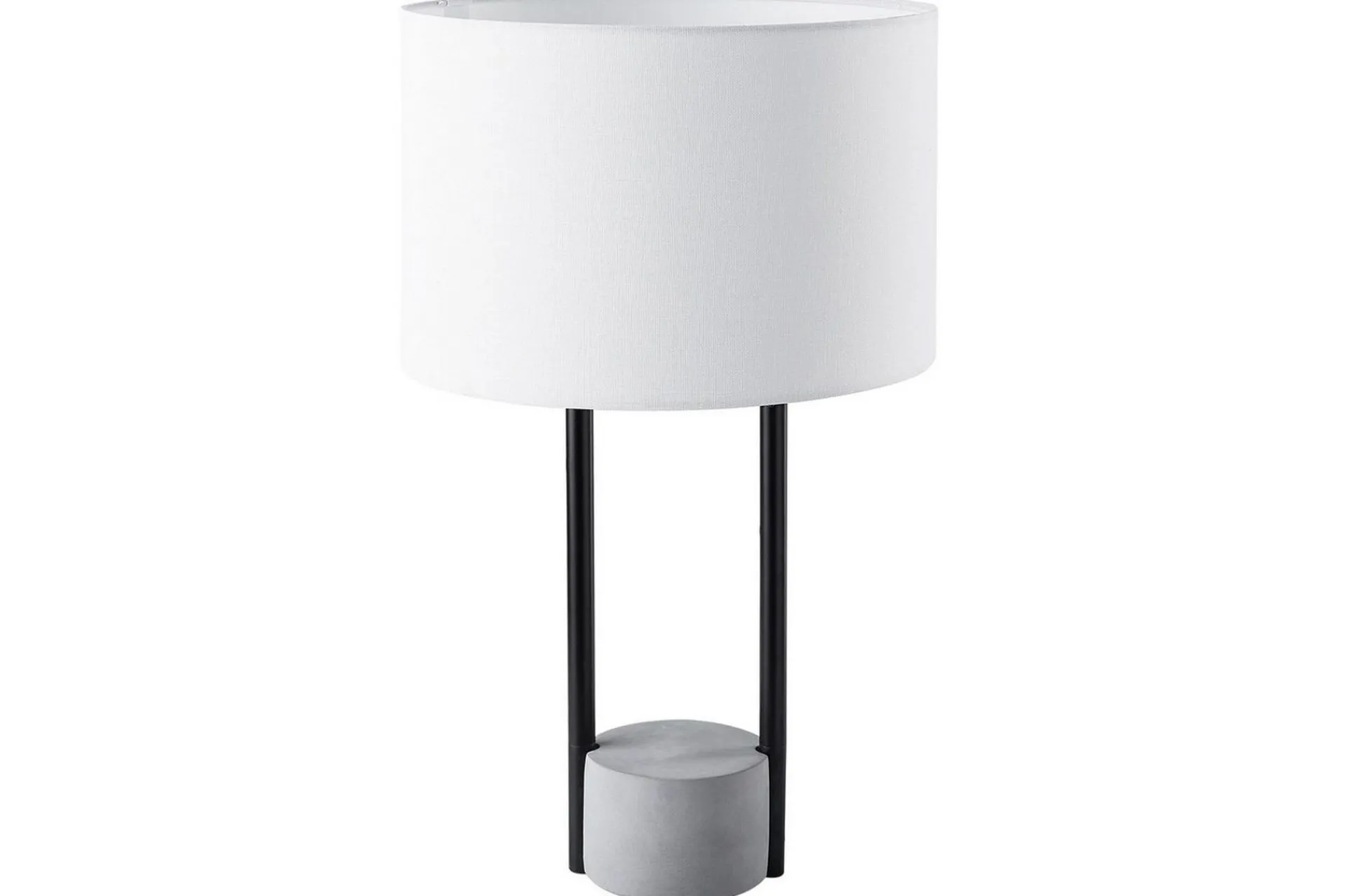 Nattbordslampe|Bordlampe-Madrica Bordlampe 60 cm E27 Hvit,Svart,Grey