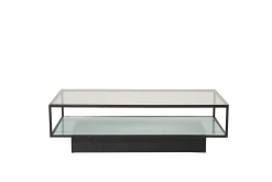 Venture Home Sofabord-Maglehem Sofabord 130 cm Transparent